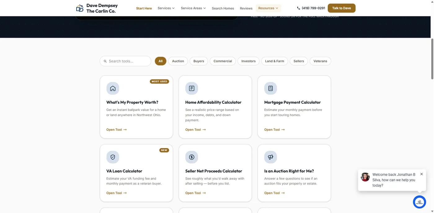 Dave Dempsey’s real estate calculator and tool library