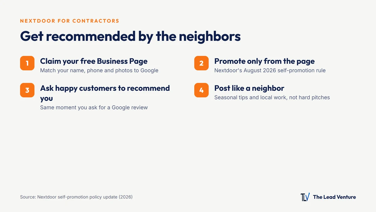 Nextdoor for Contractors: How to Get Recommended by Neighbors